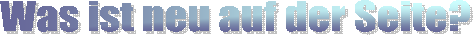Was ist neu auf der Seite?